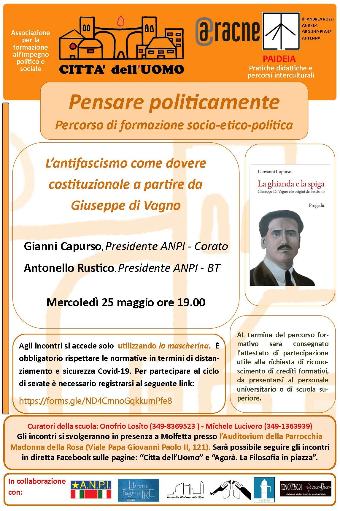 L’antifascismo come dovere costituzionale a partire da Giuseppe di Vagno